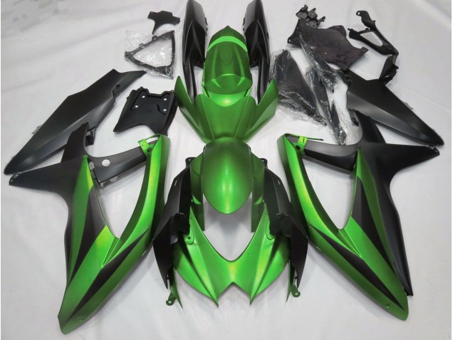 2008-2010 Matte Green No R Suzuki GSXR 600-750 Motorcycle Fairing