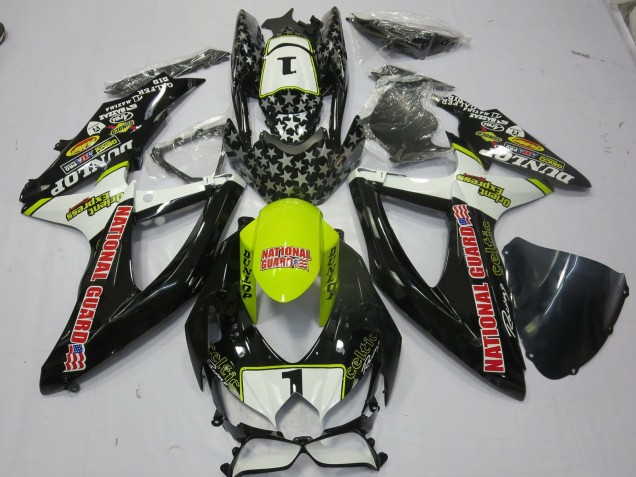 2008-2010 National Guard Suzuki GSXR 600-750 Motorcycle Fairing 2008-2010 National Guard Suzuki GSXR 600-750 Motorcycle Fairing