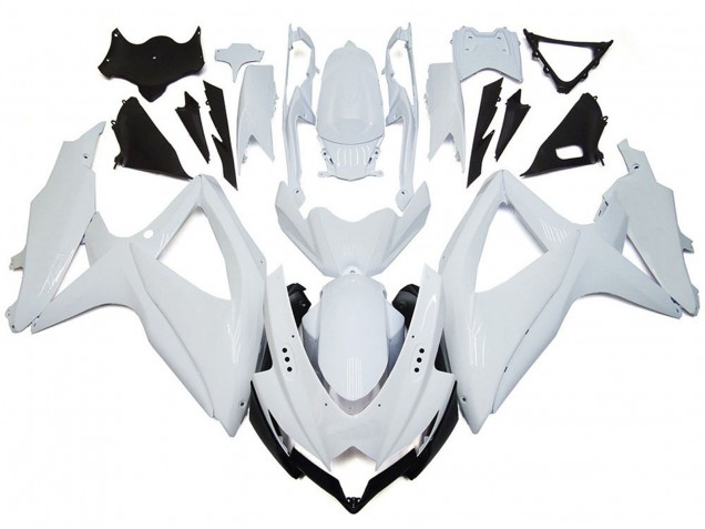 2008-2010 Shining Gloss White Suzuki GSXR 600-750 Motorcycle Fairing 2008-2010 Shining Gloss White Suzuki GSXR 600-750 Motorcycle Fairing