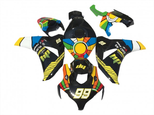 2008-2011 99 Multi Color Honda CBR1000RR Motorcycle Fairing 2008-2011 99 Multi Color Honda CBR1000RR Motorcycle Fairing