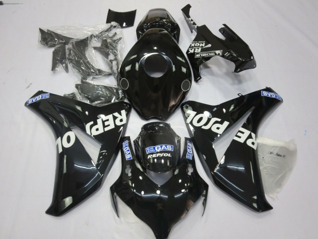 2008-2011 Black Repsol Honda CBR1000RR Motorcycle Fairing