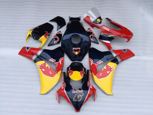 2008-2011 Blue Red Bull Honda CBR1000RR Motorcycle Fairing