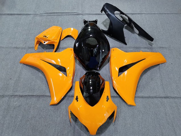 2008-2011 Gloss Orange and Black Honda CBR1000RR Motorcycle Fairing