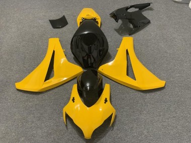2008-2011 Pearl Yellow and Black Honda CBR1000RR Motorcycle Fairing