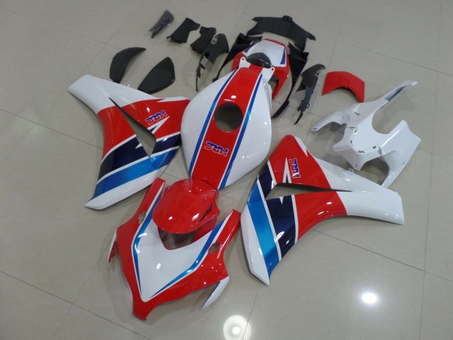 2008-2011 Red Blue and White Honda CBR1000RR Motorcycle Fairing