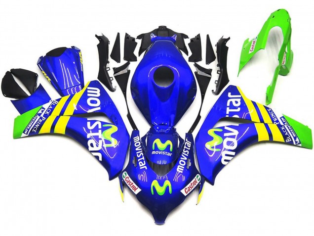 2008-2011 Vibrant MoviStar Honda CBR1000RR Motorcycle Fairing