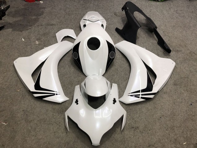 2008-2011 White and Black Style Honda CBR1000RR Motorcycle Fairing