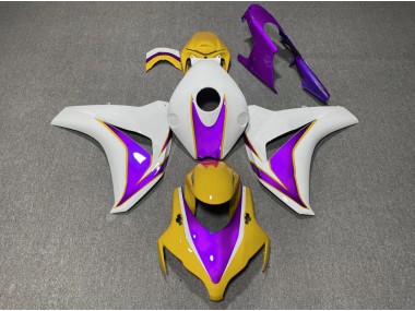 2008-2011 Yellow and Purple Gloss Honda CBR1000RR Motorcycle Fairing