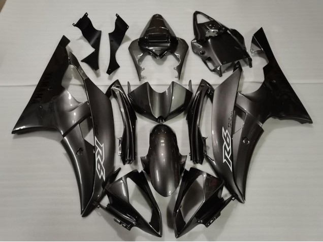 2008-2016 Dark Silver Yamaha R6 Motorcycle Fairing 2008-2016 Dark Silver Yamaha R6 Motorcycle Fairing