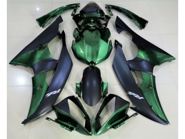 2008-2016 Forest Green and Matte Black Yamaha R6 Motorcycle Fairing
