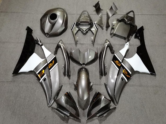 2008-2016 Gloss Grey & Bronze Yamaha R6 Motorcycle Fairing 2008-2016 Gloss Grey & Bronze Yamaha R6 Motorcycle Fairing