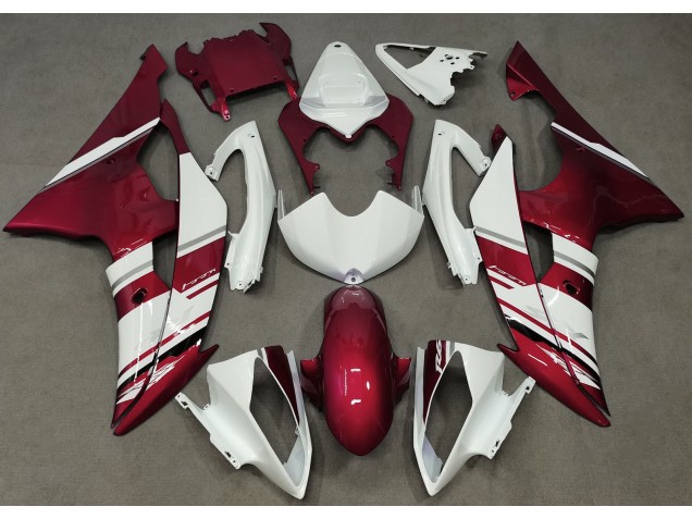 2008-2016 Gloss White and Red OEM Style Yamaha R6 Motorcycle Fairing 2008-2016 Gloss White and Red OEM Style Yamaha R6 Motorcycle Fairing