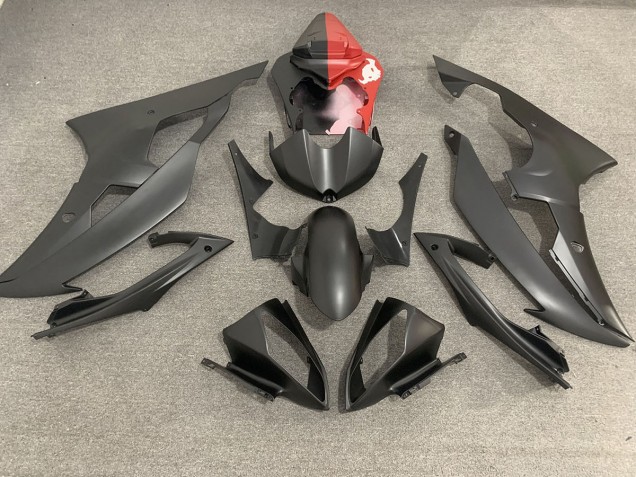2008-2016 Matte Black & Red Yamaha R6 Motorcycle Fairing 2008-2016 Matte Black & Red Yamaha R6 Motorcycle Fairing
