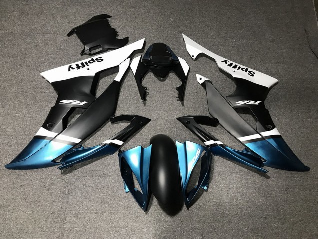 2008-2016 Matte Black and Special Blue Yamaha R6 Motorcycle Fairing 2008-2016 Matte Black and Special Blue Yamaha R6 Motorcycle Fairing