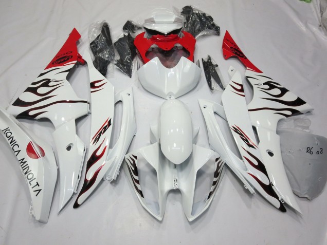 2008-2016 Special Flame Red Yamaha R6 Motorcycle Fairing 2008-2016 Special Flame Red Yamaha R6 Motorcycle Fairing