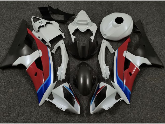 2008-2016 White Red and Blue Yamaha R6 Motorcycle Fairing 2008-2016 White Red and Blue Yamaha R6 Motorcycle Fairing