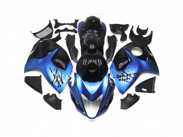 2008-2020 Deep blue with Black Custom Suzuki GSXR 1300 Hayabusa Motorcycle Fairing 2008-2020 Deep blue with Black Custom Suzuki GSXR 1300 Hayabusa Motorcycle Fairing