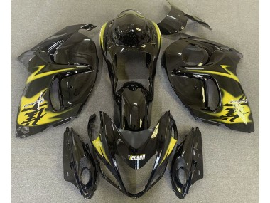 2008-2020 Gloss Black & Yellow Suzuki GSXR 1300 Hayabusa Motorcycle Fairing