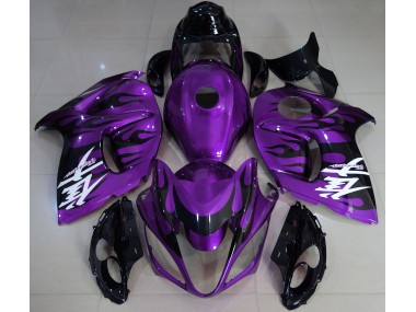 2008-2020 Gloss Purple & Black Suzuki GSXR 1300 Hayabusa Motorcycle Fairing