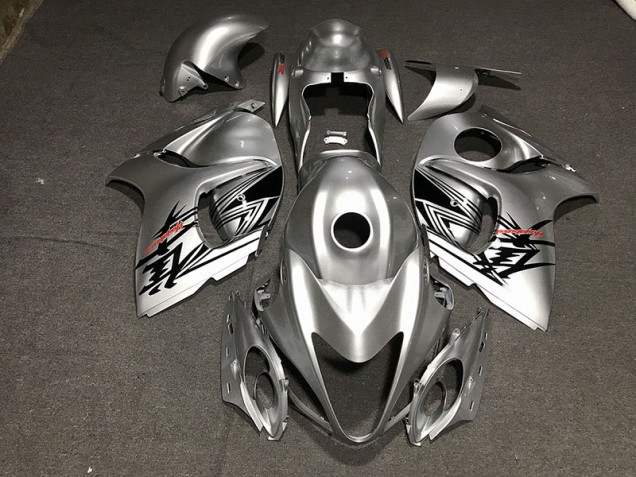 2008-2020 Liquid Silver & Red Suzuki GSXR 1300 Hayabusa Motorcycle Fairing 2008-2020 Liquid Silver & Red Suzuki GSXR 1300 Hayabusa Motorcycle Fairing