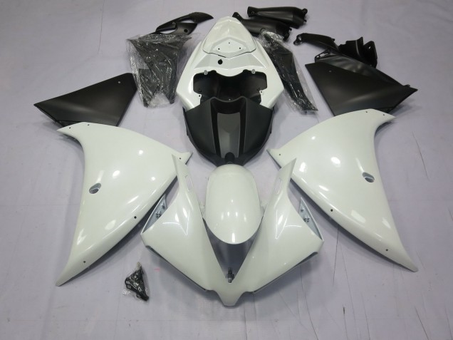 2009-2011 Gloss White Yamaha R1 Motorcycle Fairing 2009-2011 Gloss White Yamaha R1 Motorcycle Fairing