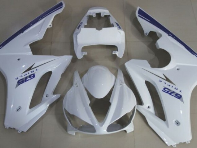 2009-2012 Blue White OEM Style Triumph Daytona 675 Motorcycle Fairing 2009-2012 Blue White OEM Style Triumph Daytona 675 Motorcycle Fairing