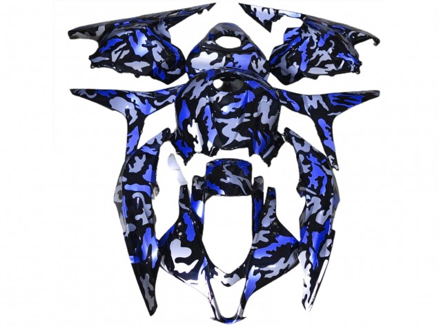 2009-2012 Dark Blue Snow Camo Honda CBR600RR Motorcycle Fairing 2009-2012 Dark Blue Snow Camo Honda CBR600RR Motorcycle Fairing