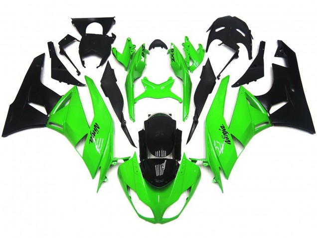 2009-2012 Deep Gloss Green Sharp Kawasaki ZX6R Motorcycle Fairing 2009-2012 Deep Gloss Green Sharp Kawasaki ZX6R Motorcycle Fairing