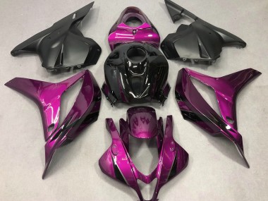 2009-2012 Deep Pink with Black Honda CBR600RR Motorcycle Fairing