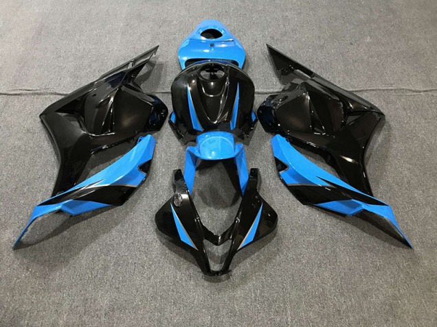 2009-2012 Gloss Black & Sky Blue Honda CBR600RR Motorcycle Fairing 2009-2012 Gloss Black & Sky Blue Honda CBR600RR Motorcycle Fairing