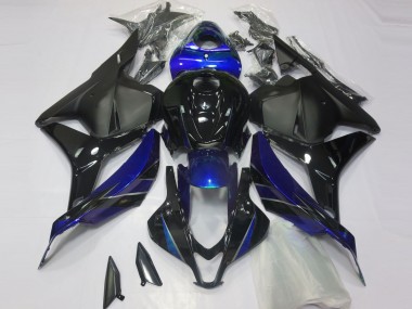 2009-2012 Gloss Blue and Black Honda CBR600RR Motorcycle Fairing