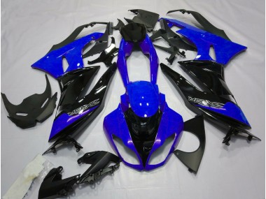 2009-2012 Gloss Blue and Black Kawasaki ZX6R Motorcycle Fairing