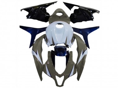 2009-2012 Gloss Brown and Blue Honda CBR600RR Motorcycle Fairing