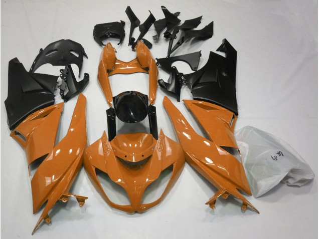 2009-2012 Gloss Orange & Black Kawasaki ZX6R Motorcycle Fairing 2009-2012 Gloss Orange & Black Kawasaki ZX6R Motorcycle Fairing