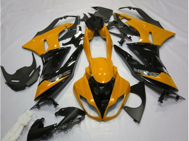 2009-2012 Gloss Orange and Black Kawasaki ZX6R Motorcycle Fairing 2009-2012 Gloss Orange and Black Kawasaki ZX6R Motorcycle Fairing