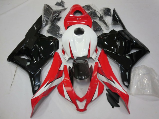 2009-2012 Gloss Red White and Black Honda CBR600RR Motorcycle Fairing 2009-2012 Gloss Red White and Black Honda CBR600RR Motorcycle Fairing