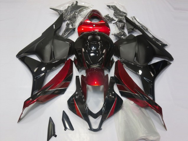 2009-2012 Gloss Red and Black Honda CBR600RR Motorcycle Fairing 2009-2012 Gloss Red and Black Honda CBR600RR Motorcycle Fairing