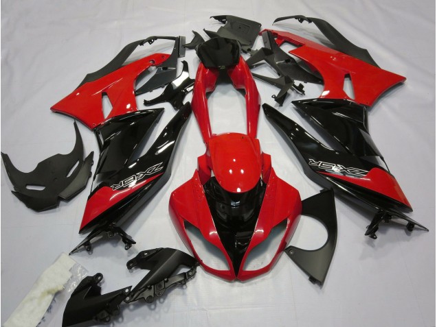 2009-2012 Gloss Red and Black Kawasaki ZX6R Motorcycle Fairing 2009-2012 Gloss Red and Black Kawasaki ZX6R Motorcycle Fairing