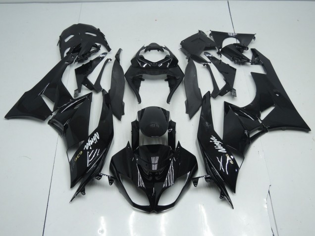 2009-2012 Gloss Total Black Kawasaki ZX6R Motorcycle Fairing 2009-2012 Gloss Total Black Kawasaki ZX6R Motorcycle Fairing