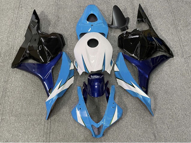 2009-2012 Light Blue and White Honda CBR600RR Motorcycle Fairing 2009-2012 Light Blue and White Honda CBR600RR Motorcycle Fairing