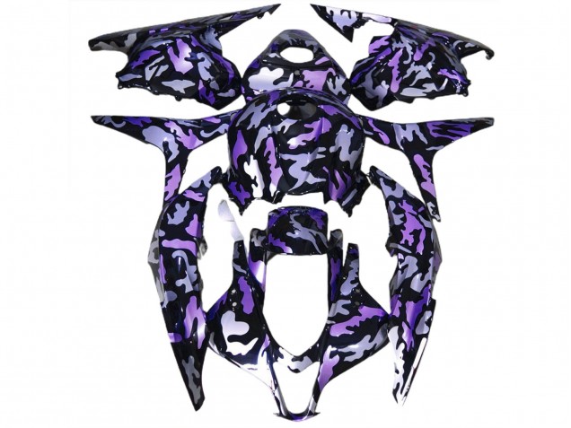 2009-2012 Purple Snow Camo Honda CBR600RR Motorcycle Fairing 2009-2012 Purple Snow Camo Honda CBR600RR Motorcycle Fairing