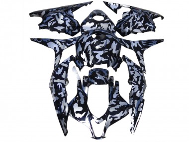 2009-2012 Silver Snow Camo Honda CBR600RR Motorcycle Fairing