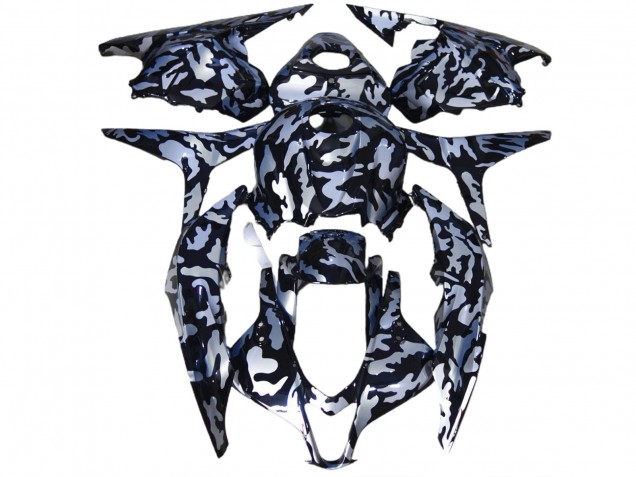 2009-2012 Silver Snow Camo Honda CBR600RR Motorcycle Fairing 2009-2012 Silver Snow Camo Honda CBR600RR Motorcycle Fairing