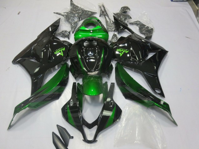 2009-2012 Special Green Gloss Black Honda CBR600RR Motorcycle Fairing