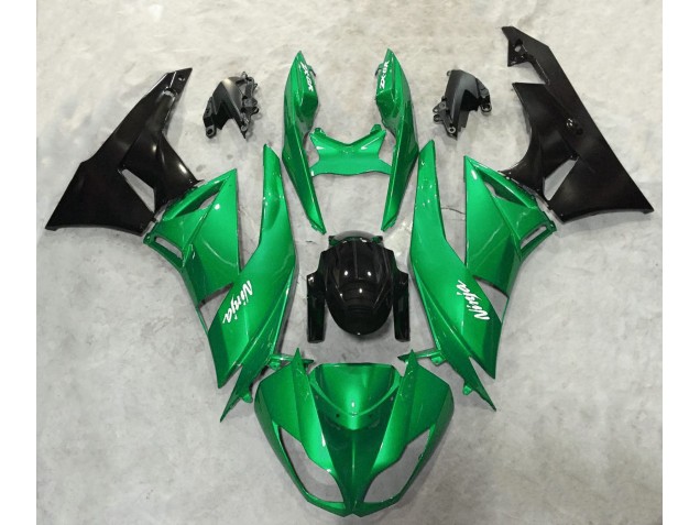 2009-2012 Vibrant Green Gloss Kawasaki ZX6R Motorcycle Fairing 2009-2012 Vibrant Green Gloss Kawasaki ZX6R Motorcycle Fairing