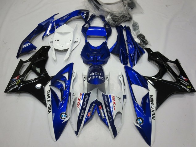2009-2014 Alien Blue and White BMW S1000RR Motorcycle Fairing 2009-2014 Alien Blue and White BMW S1000RR Motorcycle Fairing