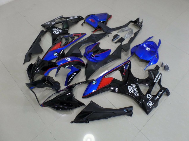 2009-2014 Alien Blue and White BMW S1000RR Motorcycle Fairing 2009-2014 Alien Blue and White BMW S1000RR Motorcycle Fairing