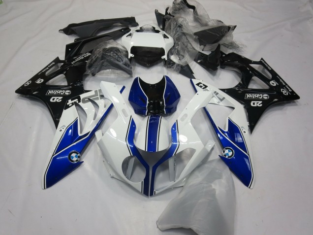 2009-2014 Alien Blue and White BMW S1000RR Motorcycle Fairing 2009-2014 Alien Blue and White BMW S1000RR Motorcycle Fairing