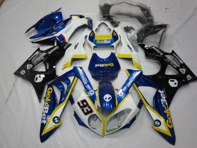 2009-2014 Alien Blue and White BMW S1000RR Motorcycle Fairing 2009-2014 Alien Blue and White BMW S1000RR Motorcycle Fairing