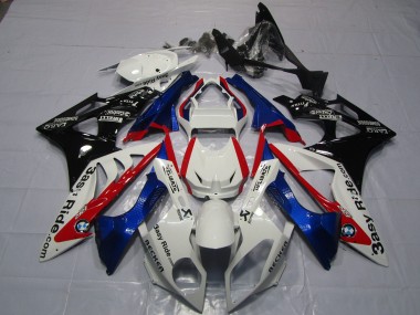 2009-2014 Alien Blue and White BMW S1000RR Motorcycle Fairing